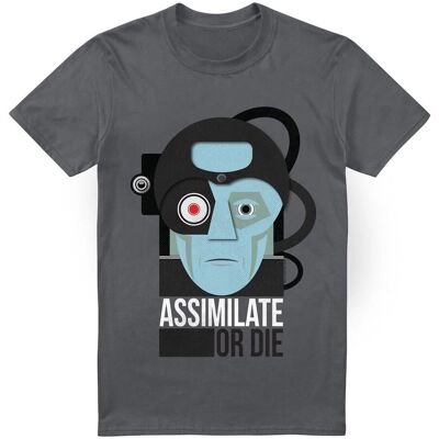 Star Trek Mens Assimilate or Die T-Shirt - T-Shirt Star Trek Mens Assimilate or Die T-Shirt - T-Shirt