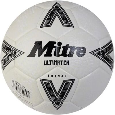Mitre Ultimatch Futsal Blanc/Noir/Argent - Football en salle Mitre Ultimatch Futsal Blanc/Noir/Argent - Football en salle