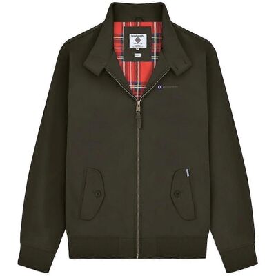 Lambretta Heren Khaki Harrington Jas - Waterdicht Lambretta Heren Khaki Harrington Jas - Waterdicht