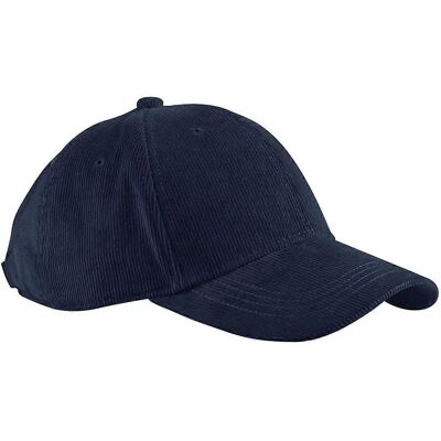 Beechfield Navy Unisex Baseball Cap - 6 Panel Eco Cotton Beechfield Navy Unisex Baseball Cap - 6 Panel Eco Cotton