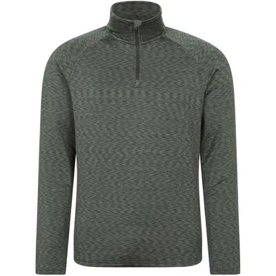 Mountain Warehouse Herren Power Quarter Zip Midlayer Khaki Grün XL - Midlayer Mountain Warehouse Herren Power Quarter Zip Midlayer Khaki Grün XL - Midlayer
