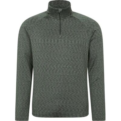 Mountain Warehouse Herren Khaki Power Midlayer mit kurzem Reißverschluss - Midlayer Mountain Warehouse Herren Khaki Power Midlayer mit kurzem Reißverschluss - Midlayer