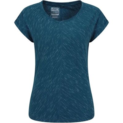 Mountain Warehouse Dames Retreat T-Shirt - Donker groenblauw - Relaxte fit Mountain Warehouse Dames Retreat T-Shirt - Donker groenblauw - Relaxte fit