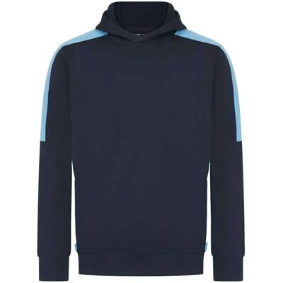 Finden & Hales Unisex Adult Navy/Sky Blue L Hoodie - Hoodies Finden & Hales Unisex Adult Navy/Sky Blue L Hoodie - Hoodies