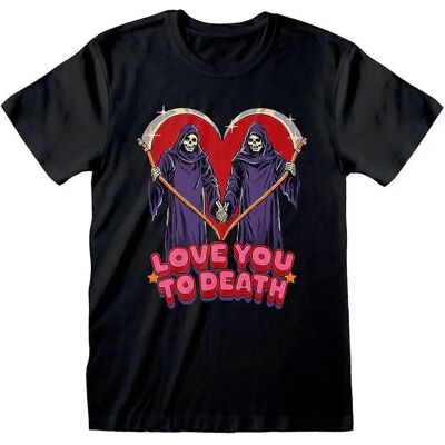 Steven Rhodes Black XL Unisex T-Shirt - Love You To Death Steven Rhodes Black XL Unisex T-Shirt - Love You To Death