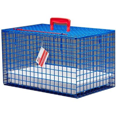 Mdc Blue Cat Carrier Basket - 46x29x29cm - Cat Carrier Basket Mdc Blue Cat Carrier Basket - 46x29x29cm - Cat Carrier Basket