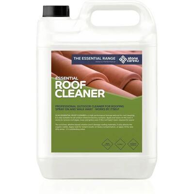 Stonecare4u Ltd Professional Concrete Roof Cleaner - 5L - Easy Tile Cleaning Stonecare4u Ltd Professional Concrete Roof Cleaner - 5L - Easy Tile Cleaning