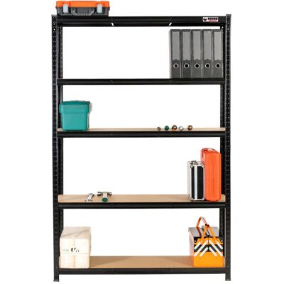 Rhino - Boltless Garage Shelving Unit - Black - Shelving unit Rhino - Boltless Garage Shelving Unit - Black - Shelving unit