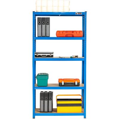 Rhino - Boltless Shelving - Blue - 180x90x45cm - Shelving Rhino - Boltless Shelving - Blue - 180x90x45cm - Shelving