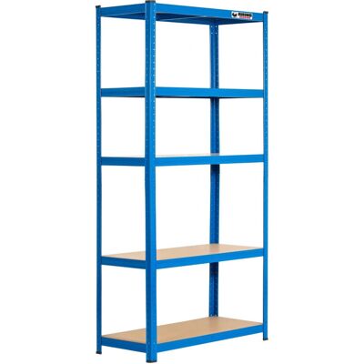 Rhino - 2 Bays 180x90x40 Blue Boltless - Garage Shelving Unit Rhino - 2 Bays 180x90x40 Blue Boltless - Garage Shelving Unit