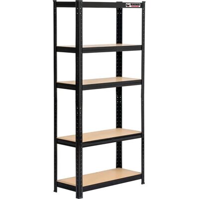 Rhino 3 Bays 150x75x30cm Black Boltless - Shelving Unit Rhino 3 Bays 150x75x30cm Black Boltless - Shelving Unit
