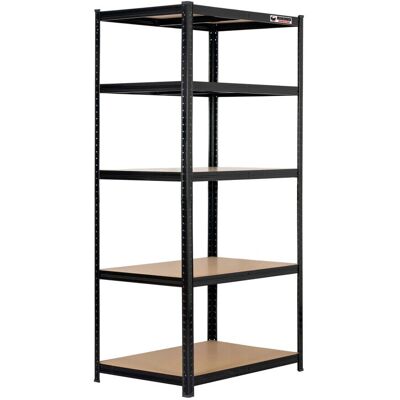 Rhino - 10 Bays 180x90x60cm - Black - 1000kg - Shelving Unit Rhino - 10 Bays 180x90x60cm - Black - 1000kg - Shelving Unit