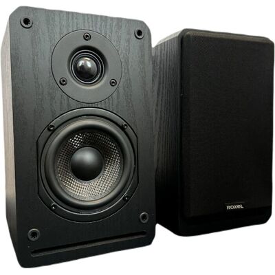 Roxel - RBS300 - Black Wood Effect - Bookshelf Speaker Set Roxel - RBS300 - Black Wood Effect - Bookshelf Speaker Set