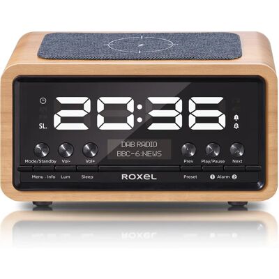 Roxel - Nod - Oak - DAB/FM - Portable Radio Roxel - Nod - Oak - DAB/FM - Portable Radio