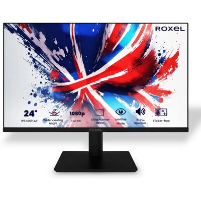 Roxel - 24Inch IPS ELED Monitor - Borderless - 99% sRGB - monitor Roxel - 24Inch IPS ELED Monitor - Borderless - 99% sRGB - monitor