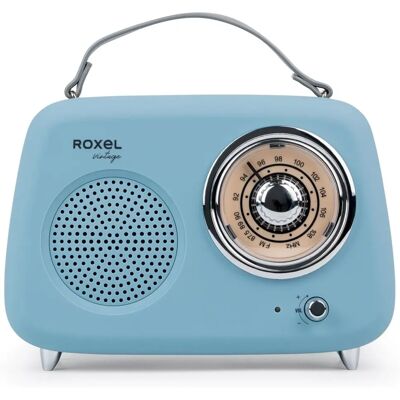 Roxel - FM Radio Party Speaker - Blue - MP3 - Speaker Roxel - FM Radio Party Speaker - Blue - MP3 - Speaker