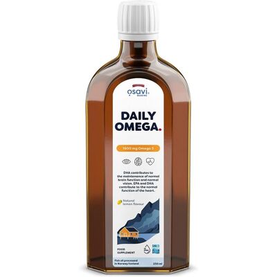 Osavi Tägliche Omega 1600mg - Omega-3 Ergänzung Osavi Tägliche Omega 1600mg - Omega-3 Ergänzung