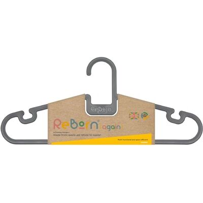 ReBorn Dark Grey Recycled Hangers - Hangers ReBorn Dark Grey Recycled Hangers - Hangers