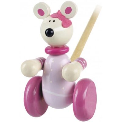Nici Pink Mouse Schiebespielzeug Mehrfarbig - Zieh- und Schiebespielzeug Nici Pink Mouse Schiebespielzeug Mehrfarbig - Zieh- und Schiebespielzeug