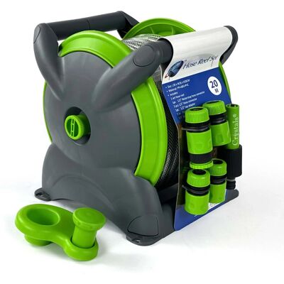 DENNY INT LTD - 20M Garden Hose Reel Set - Length 20m - Reel: Compact wall - Mount: Wall-mounted - Garden hose reel set DENNY INT LTD - 20M Garden Hose Reel Set - Length 20m - Reel: Compact wall - Mount: Wall-mounted - Garden hose reel set