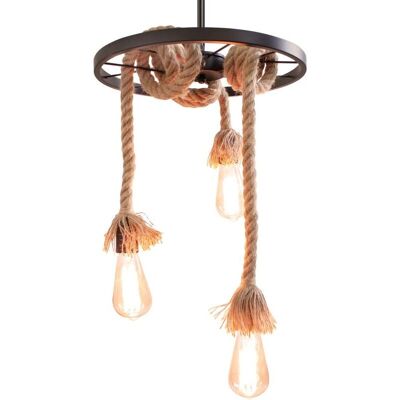 Axhup Vintage Industrielle Pendelleuchte - 3 Lichter, E27, Schwarz Axhup Vintage Industrielle Pendelleuchte - 3 Lichter, E27, Schwarz