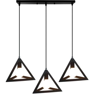 AXHUP Pendant Lamp - Geometric Design with Ellipse, Cube, Triangle - Indoor Lighting AXHUP Pendant Lamp - Geometric Design with Ellipse, Cube, Triangle - Indoor Lighting