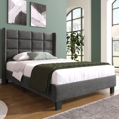 OKWISH - Letto imbottito - 90x200 cm - Cama acolchada OKWISH - Letto imbottito - 90x200 cm - Cama acolchada