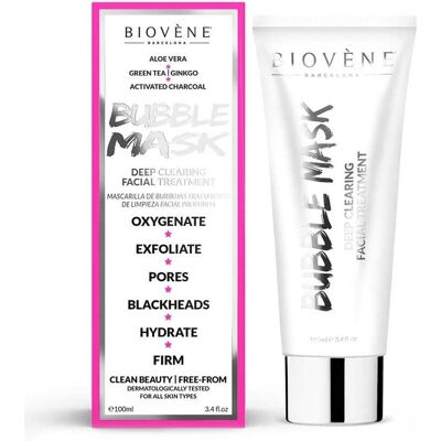 Biovène Máscara de bolhas Tratamento facial de limpeza profunda - Máscara facial Biovène Máscara de bolhas Tratamento facial de limpeza profunda - Máscara facial