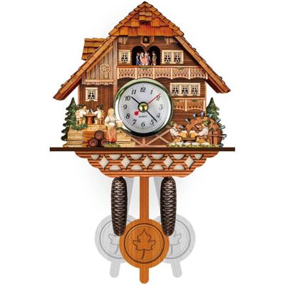 GOTRAYS - CM0011 - Madera - Reloj cucú - Reloj de pared GOTRAYS - CM0011 - Madera - Reloj cucú - Reloj de pared