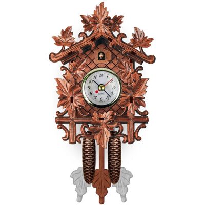 GOTRAYS Wooden Cuckoo Wall Clock - Vintage Decor for Home & Business GOTRAYS Wooden Cuckoo Wall Clock - Vintage Decor for Home & Business