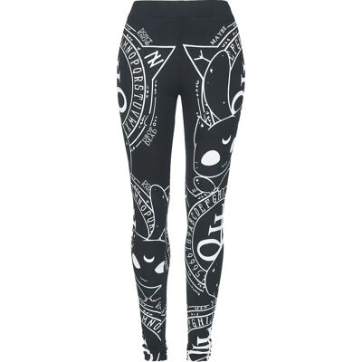 Heartless Leggings XS-XXL - Leggings - Donna - nero bianco Heartless Leggings XS-XXL - Leggings - Donna - nero bianco