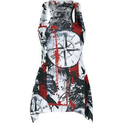 Innocent - Pitsi Top Forest Compass - S-4XL - Monivärinen tanktop Innocent - Pitsi Top Forest Compass - S-4XL - Monivärinen tanktop