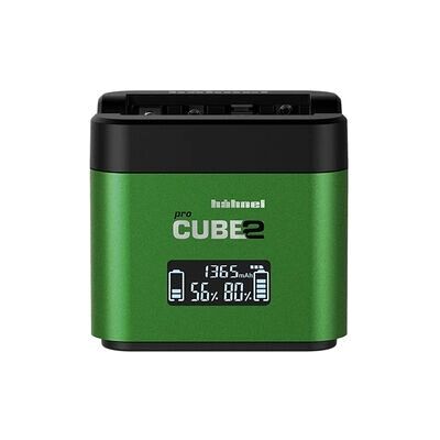 Caricabatterie Hahnel PROCUBE2 - Fotocamera, Doppio, Spina UK/EU/US Caricabatterie Hahnel PROCUBE2 - Fotocamera, Doppio, Spina UK/EU/US