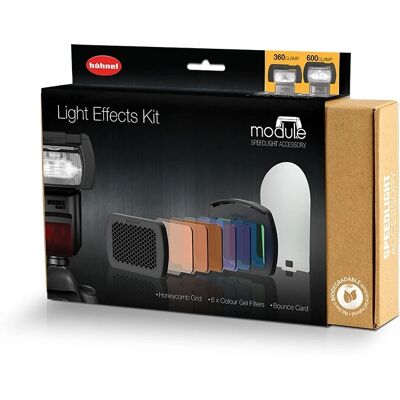 Kit d'effets lumineux Hahnel - Gels colorés, filtres et grille pour flash d'appareil photo - Publicité Kit d'effets lumineux Hahnel - Gels colorés, filtres et grille pour flash d'appareil photo - Publicité