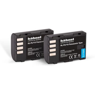 Hahnel HL-PLF19 Confezione doppia Batteria per fotocamera Li-ion Hahnel HL-PLF19 Confezione doppia Batteria per fotocamera Li-ion