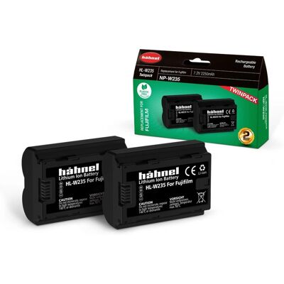 Hahnel HL-W235 Twin Pack - Batteri til Fujifilm NP-W235 Hahnel HL-W235 Twin Pack - Batteri til Fujifilm NP-W235