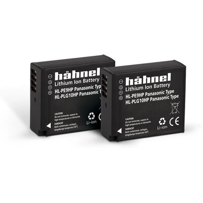 Hahnel HL-PLG10HP Doppio Pack Batteria Fotocamera - Ioni di litio Hahnel HL-PLG10HP Doppio Pack Batteria Fotocamera - Ioni di litio
