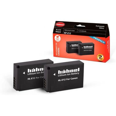 Hahnel HL-E12 Doppia Batteria - Batteria per Fotocamera Hahnel HL-E12 Doppia Batteria - Batteria per Fotocamera