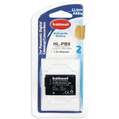 Hahnel Hahnel DMW-BMB9 900mAh 7.2V Batterie pour Appareil Photo - Batterie pour Appareil Photo Hahnel Hahnel DMW-BMB9 900mAh 7.2V Batterie pour Appareil Photo - Batterie pour Appareil Photo
