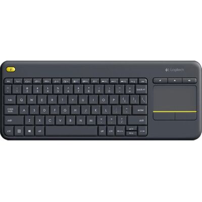 Logitech K400 Plus vezeték nélküli érintőképernyős billentyűzet - TV média vezérlés Logitech K400 Plus vezeték nélküli érintőképernyős billentyűzet - TV média vezérlés