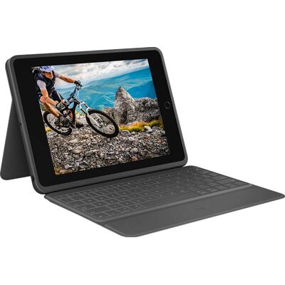 Logitech Rugged Folio - Schutzhülle und Tastatur für iPad 7. Gen Logitech Rugged Folio - Schutzhülle und Tastatur für iPad 7. Gen