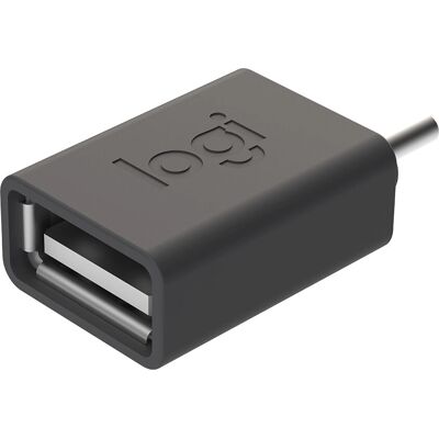 Adaptateur USB C vers USB A Logitech 956-000005 - Adaptateur USB - Graphite - USB-C vers USB A - Publicité Adaptateur USB C vers USB A Logitech 956-000005 - Adaptateur USB - Graphite - USB-C vers USB A - Publicité