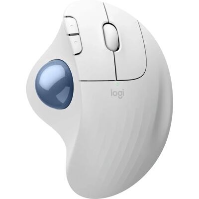 Logitech M575 Wireless Mouse - Ergonomic Trackball - 2000 DPI - White Logitech M575 Wireless Mouse - Ergonomic Trackball - 2000 DPI - White