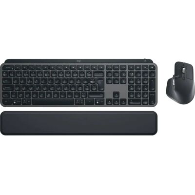 Logitech MX Keys S Combo - Kabelloses Tastatur und Maus - AZERTY - Graphit Logitech MX Keys S Combo - Kabelloses Tastatur und Maus - AZERTY - Graphit