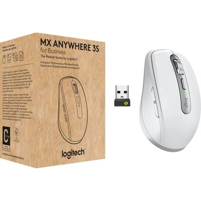 Logitech MX Anywhere 3S - Souris sans fil pour entreprise - Gris clair Logitech MX Anywhere 3S - Souris sans fil pour entreprise - Gris clair