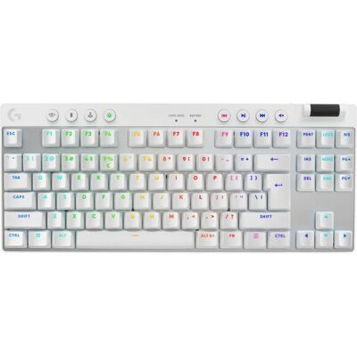 Logitech G PRO X TKL - Drahtloses Gaming-Tastatur - Weiß Logitech G PRO X TKL - Drahtloses Gaming-Tastatur - Weiß
