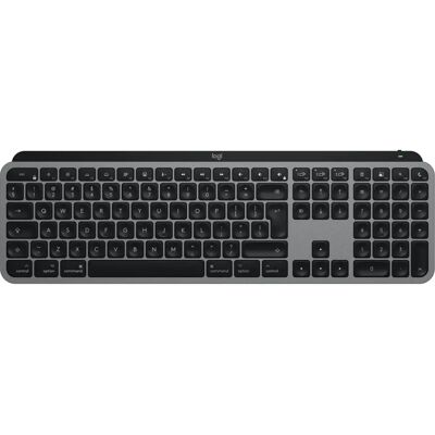 Logitech Master Series MX Keys S für Mac - Tastatur - Vollgröße - Hintergrundbeleuchtung - Kabellos - Bluetooth - US-International - Anthrazit Logitech Master Series MX Keys S für Mac - Tastatur - Vollgröße - Hintergrundbeleuchtung - Kabellos - Bluetooth - US-International - Anthrazit