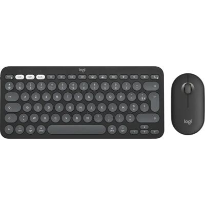 Logitech Pebble 2 Combo - Bezprzewodowa klawiatura i mysz dla Mac Logitech Pebble 2 Combo - Bezprzewodowa klawiatura i mysz dla Mac