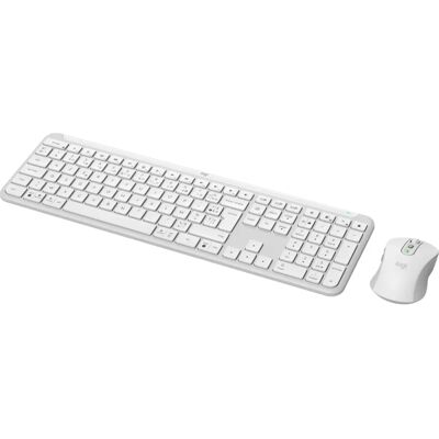 Logitech MK950 Signature Slim - Set Tastiera e Mouse - Bianco Logitech MK950 Signature Slim - Set Tastiera e Mouse - Bianco