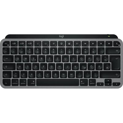 Logitech MX Keys Mini - Kabelloses Bluetooth-Tastatur für Mac, Grau - Tastatur Logitech MX Keys Mini - Kabelloses Bluetooth-Tastatur für Mac, Grau - Tastatur